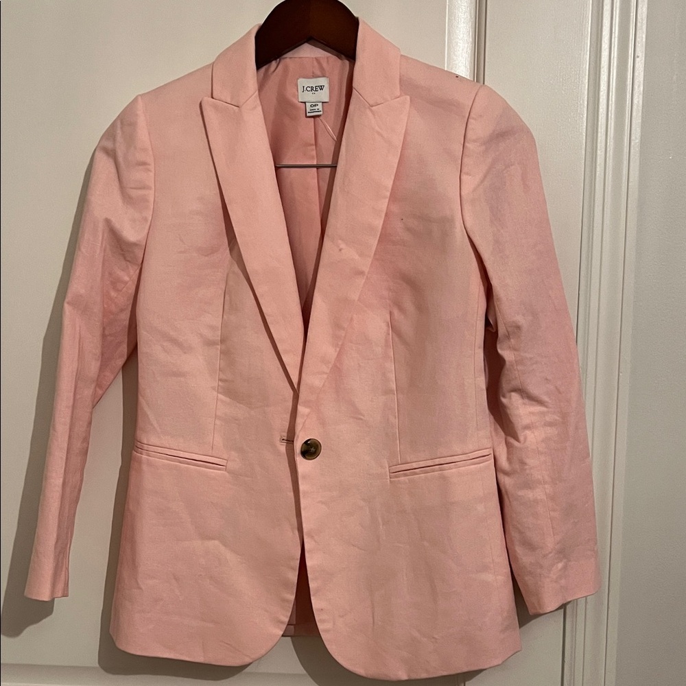 J. Crew Men's Blazer in Soft Pink